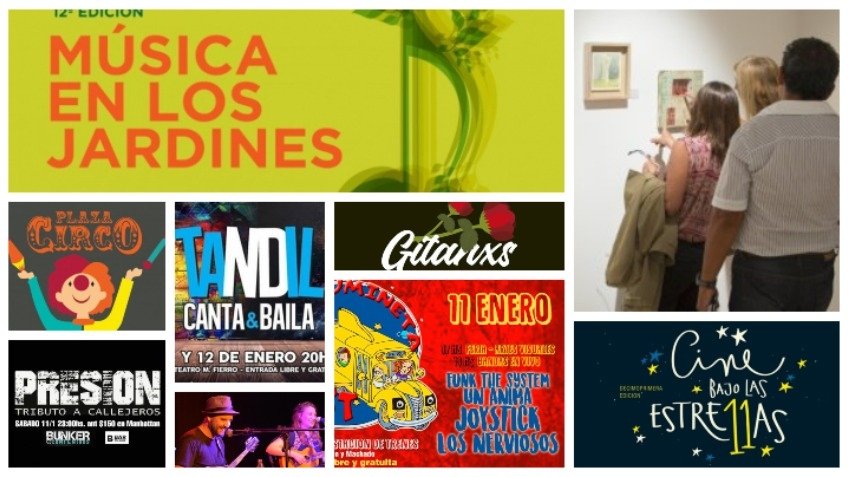 La agenda cultural del fin de semana